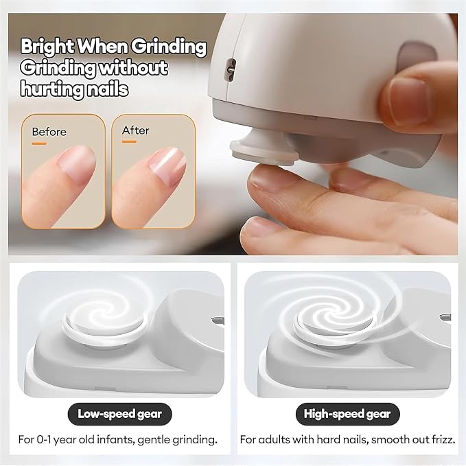 Electric Nail Clipper Automatic Nail Trimmer, Safe Nail Cutter for Kids
